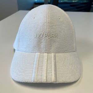 Ivy Park White Hat with cut out